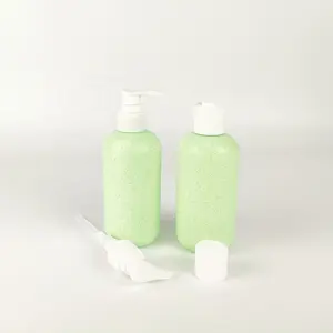 250 ml Weizenstroh biologisch abbaubares Material Lotion-Pumpflasche Schraubverschluss umweltfreundliche Seidenwand-Shampoo Hautpflege-Verpackung