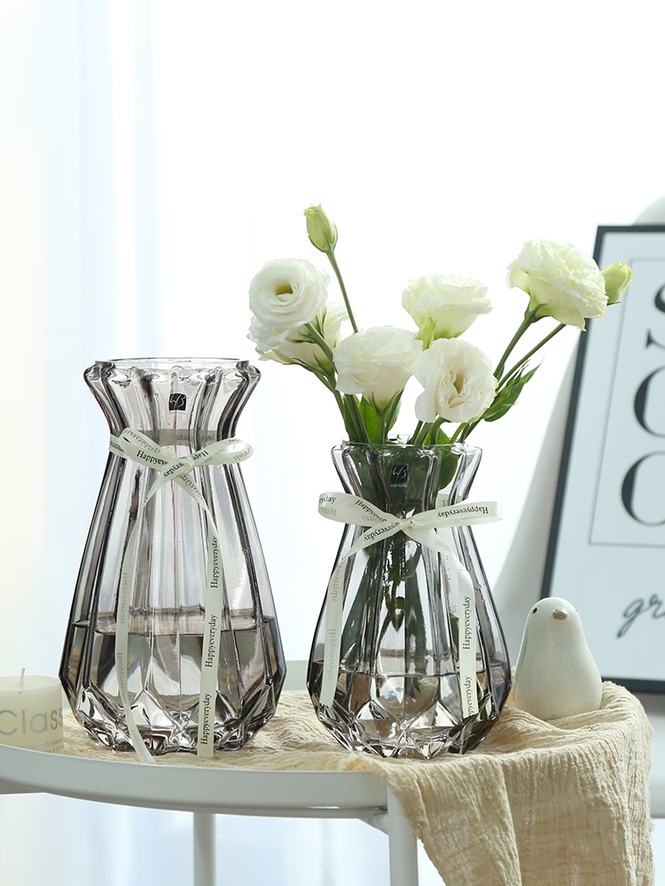 Factory Produced Wholesale Glass Flower Vase for Home Decor