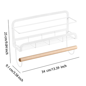 <span class=keywords><strong>ชั้น</strong></span><span class=keywords><strong>วาง</strong></span><span class=keywords><strong>ขวด</strong></span><span class=keywords><strong>เครื่องปรุง</strong></span>อาหารโลหะติด<span class=keywords><strong>ผนัง</strong></span>ชั้น<span class=keywords><strong>วาง</strong></span>เครื่องเทศพร้อมที่<span class=keywords><strong>วาง</strong></span>ม้วนกระดาษ - Product Image 2
