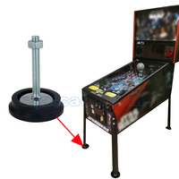 Kit de pièces de rechange pour machines d'arcade : pieds en caoutchouc, roulettes, niveleurs en silicone, compatibles Pinscape et Shuangqu