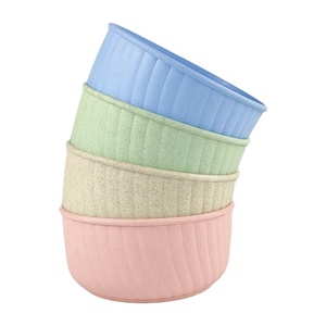 Top Seller Wheat <strong>Straw</strong> <strong>Bowl</strong> Set <strong>With</strong> Lid Eco Friendly Wheat <strong>Straw</strong> Noodle <strong>Bowl</strong> - Product Image 3