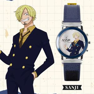 Nuevo 2026, 100% Auténtico, Set de 9 Piezas de Relojes de Pulsera de la <span class=keywords><strong>Serie</strong></span> One Piece, Reloj de Anime Japonés, Caja Sorpresa Decorativa, Juguetes de <span class=keywords><strong>Luffy</strong></span> y Nami - Product Image 5