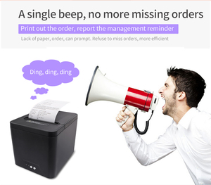 80A máy in hóa đơn nhiệt 80 mét USB + RS232 + LAN giao diện 250 mét/sec Tốc độ in - Product Image 5