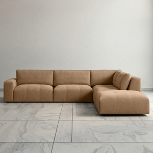 Luxury Modern Modular Chaise Sectional Contemporary Design Velvet Fabric <b>Wooden</b> <b>Frame</b> Sponge Indoor Living Room - Product Image 1
