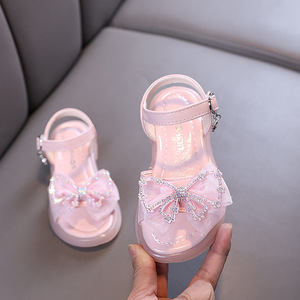 Sandali Estivi da Principessa per Bambine, Scarpe con Strass e Cartoni Animati, Comode per Danza e Spettacoli - Product Image 3