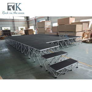 Scène modulaire antidérapante à clé hexagonale industrielle, installation facile, scène portable - Product Image 2