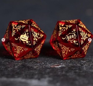Juego de Dados Poliédricos de Plástico Jade Auspicioso Personalizados Easysay 2024 para RPG, Dados para Juegos de Rol, Dungeons and Dragons - Product Image 3