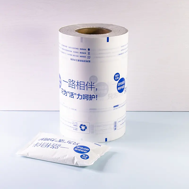 फैक्टरी स्वनिर्धारित आइस प्लास्टिक रोल फिल्म आइस क्रीम प्लास्टिक पैकेजिंग प्लास्टिक बर्फ बैग