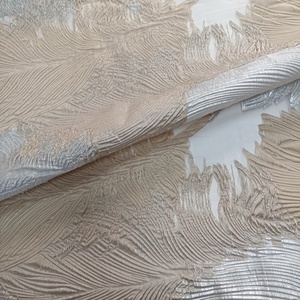 2025 Mới Đến Trong Suốt Organza Jacquard Thổ Cẩm Lá Ren Vải Cho Phụ Nữ Và Cô Gái Ăn Mặc Jsf2347 - Product Image 6