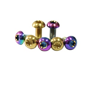 Tùy Chỉnh M5x10/12Mm Dài Titan Xe Đạp Torx T25 Đầu Vít Đĩa Phanh Rotor Bu Lông - Product Image 1