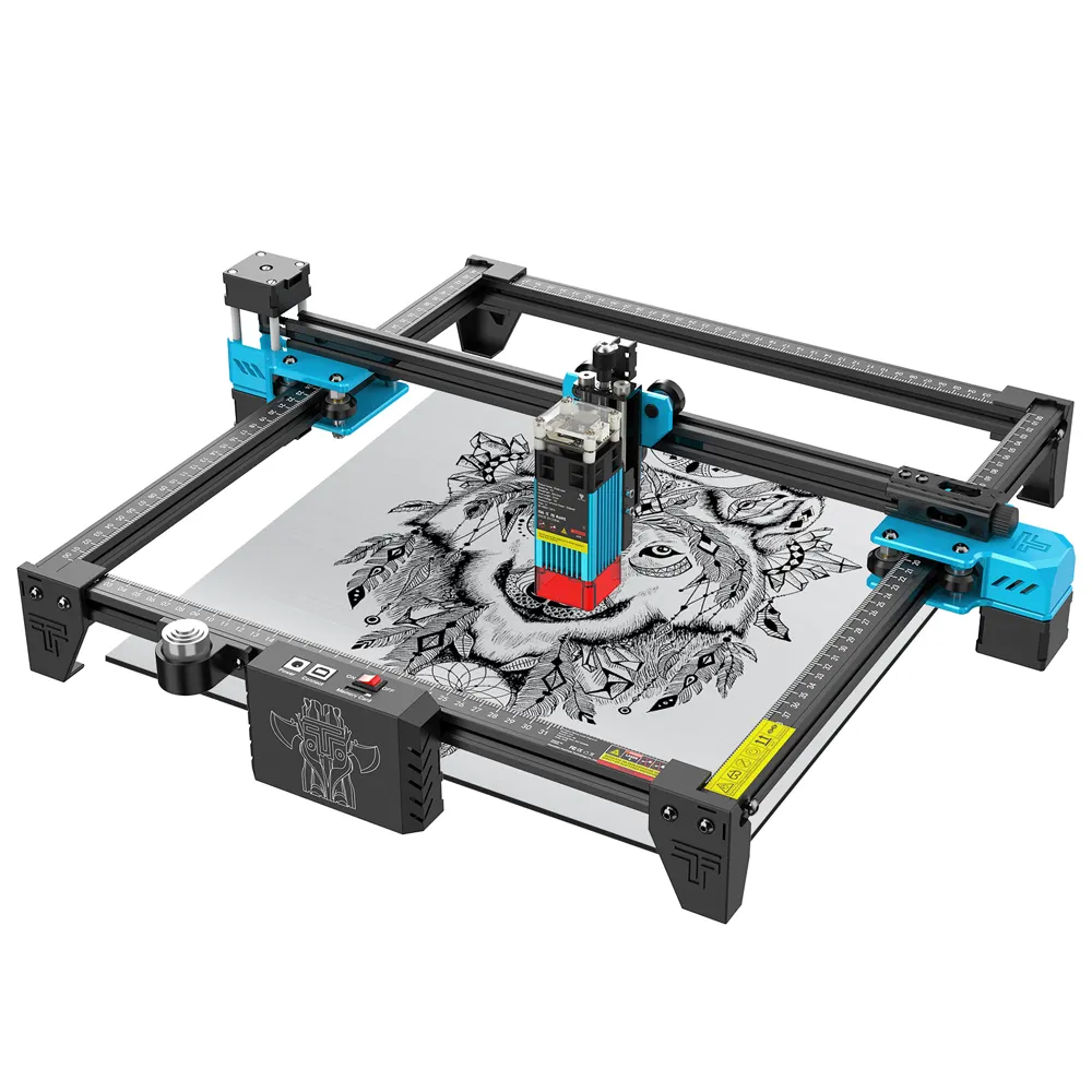 เครื่องพิมพ์เลเซอร์พิมพ์และแกะสลัก3D คริสตัล2.5W 5.5W 30x30cm CNC