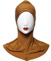 2020 neue Mode Damen Hochwertige 20 Farben Muslim Hijab Modal Stoff Double Cross Style Muslimische Frauen Hijab Unter schal