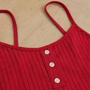 Pyjama décontracté pour femmes I-0517, 3 pièces/ensemble, vêtements de maison respirants avec fermeture élastique à la taille, tissu doux, longueur courte pour vêtements de nuit - Product Image 6