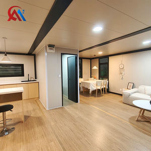 20英尺现代模块式公寓，采用夹芯板，2间卧室，预制可扩展集装箱房，带露台 - Product Image 2