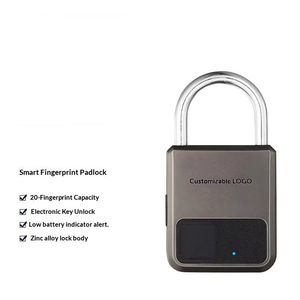 Cadenas biométrique intelligent à empreinte digitale, contrôle par application Tuya, étanche, sans clé, pour la sécurité des objets de sport, des sacs à dos scolaires et des bagages - Product Image 2