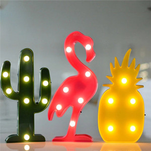 Colorful Forma Diversa Luna Nube Cuore Luce di Notte della Decorazione Soggiorno Flamingo Lampada Da Tavolo - Product Image 2