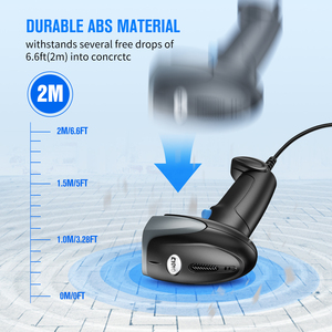 Eyoyo EY-H3L 2M Cáp USB <span class=keywords><strong>Plug</strong></span> & <span class=keywords><strong>Play</strong></span>, Máy Quét Mã Vạch 1D Laser Có Dây Cầm Tay Nhanh & Chính Xác Cho Thư Viện <span class=keywords><strong>Book</strong></span> Store Pos - Product Image 5