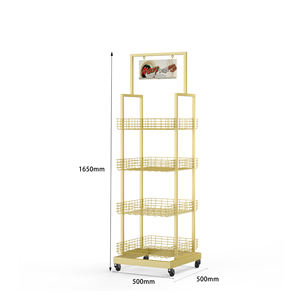 Logo personalizzato negozio di metallo mobili <span class=keywords><strong>snack</strong></span> espositore per bevande supermercato espositore semi - Product Image 6