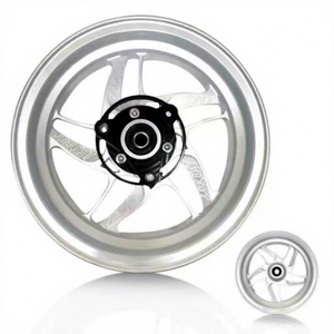 Moyeu de roue de 12-10 pouces spécialement conçu pour les motos électriques, haute résistance, léger, durable et sans déformation. - Product Image 3