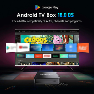 Hộp giải mã truyền hình Topleo Android, Android TV <span class=keywords><strong>Box</strong></span> 16, Wifi 6, tùy chỉnh thông minh, 4K - Product Image 6