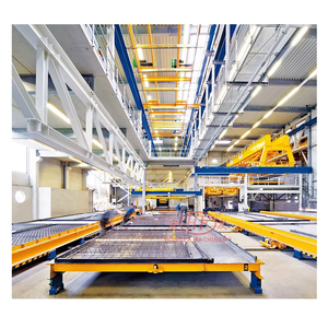 مصنع منازل عائلية سريع البناء مكون من طابقين مقاوم للماء قالب خرسانة وألياف الأسمنت ، ماكينة ألواح الجدران الجاهزة الجاهزة للبناء - Product Image 4