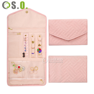 Bolsa de Joyería Portátil Personalizada, Mini, con Cierre a Presión, Gran Capacidad de Almacenamiento, Apta para Todas las Joyas, Precio Bajo de Fábrica, Duradera, para Viajes y Uso Doméstico - Product Image 3