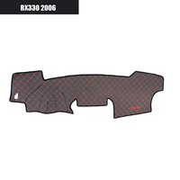 Housse de tableau de bord en cuir élégante universelle pour LEXUS RX330 2006
