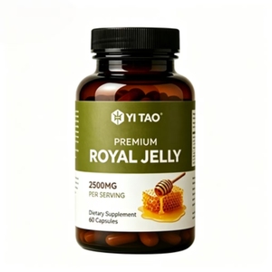 Jalea Real Premium 2500MG en Cápsulas de YI TAO, Producto Natural de Abeja para Vitalidad y Salud de la Piel, 60 Unidades - Product Image 1