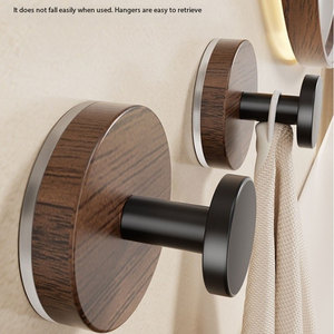 吸引カップドアを掘削する必要なしリアフックコートフックハイエンド壁に取り付けられたシングルフック強力な粘着フック - Product Image 5