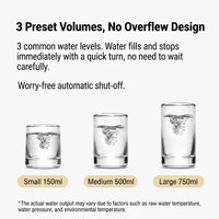 Distributeur d'eau chaude instantanée électrique de bureau AHP-UF-80B, chauffage rapide en 3 secondes, purificateur d'eau sans réservoir 0,01 µm, usage domestique et extérieur