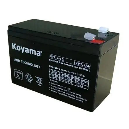 9AH AGM UPS Battery 12V 7.2Ah Maintenance-Free Lead-Acid Batteries for Power Tools/Appliances/Toy/Lighting/Alarm System OEM