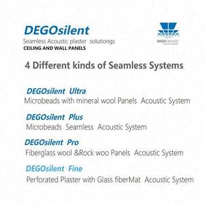 Pas de trous Plafonds acoustiques sans soudure et matériaux d'insonorisation des murs Perles de verre Panneaux acoustiques rigides - Product Image 6