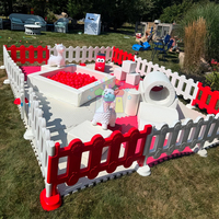 Structures de jeux en plastique pour enfants, toboggan et piscine à balles d'extérieur et d'intérieur, briques de jeu en mousse souple pour écoles et centres commerciaux