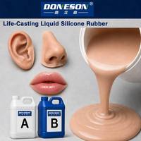 Caoutchouc de silicone liquide pour la fabrication de jouets sexuels, super doux, réaliste, ressemblant à la peau, faible écoulement d'huile, faible densité, durcissement à température ambiante
