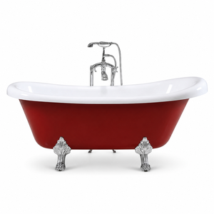 Juego de Accesorios Sanitarios Modernos de Lujo Ovalados, de Fibra de Vidrio Resistente, Ecológicos, con Desagüe y Función de Masaje, para Jardín o Resort - Product Image 1