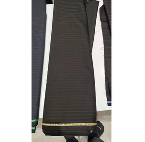 Tissu en polyester et coton rayé durable pour chemises, costumes, vêtements et fournitures textiles de mode - Product Image 4