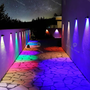 Солнечные светильники для забора, 3 режима, светодиодные, на батарейках, солнечные, уличные, водонепроницаемые, для сада, стен, двора, перил, ступеней, террасы, патио - Product Image 5