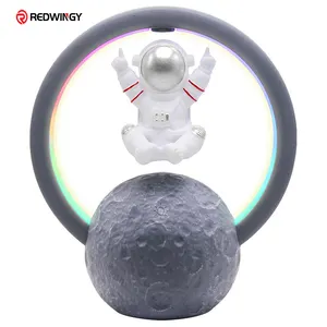 best bluetooth speaker Rgb bluetooth speaker with TF, USB Magnetic Levitating Astronaut Atmosphere Lamp bluetooth light speaker