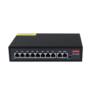LingShi 8 Port PoE <b>Switch</b> 100Mbps Uplink For <b>Network</b> Monitoring And Wireless Ap Power Supply - Product Image 4