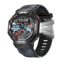 Reloj Inteligente KC91 Redondo de 1.39 Pulgadas con Llamadas, GPS, Chat con IA, Linterna, Brújula y Funciones Deportivas para Exteriores