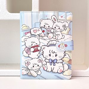 MK091 Nuovo Quaderno A5 con Copertina in PU a Forma di Cane Kawaii, Rilegatura a 6 Fori per Diari <span class=keywords><strong>e</strong></span> Appunti degli Studenti - Product Image 2