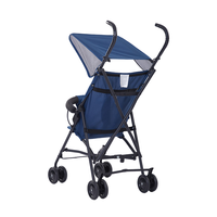 Poussette pliable fixe légère pour bébé et parapluie à baldaquin plat pare-chocs pour bébé
