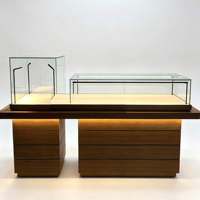 Vitrine de présentation de vêtements de luxe personnalisée moderne