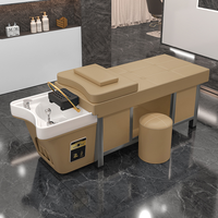 Nouveau lit de spa de style thaïlandais de haute qualité Salon de beauté spécial Cycle d'eau chauffe-eau traitement de la tête intégration shampooing lit