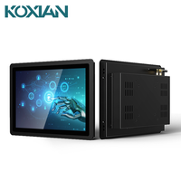 Écran tactile LED intégré de 10,1 pouces avec écran tactile capacitif et boîtier métallique de qualité commerciale compatible VGA et HDMI
