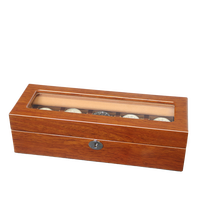Boîte de présentation de montres en bois de haute qualité personnalisée avec logo imprimé de luxe pour les amateurs de montres