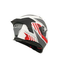 Casque de moto intégral doublement certifié DOT ECE en ABS avec double visière, léger, toutes saisons, logo personnalisable disponible