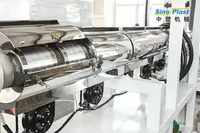 Extrudeuse de feuilles de plastique recyclé PP/PE/PS, haute production 200 kg/h, ligne d'extrusion automatique écologique pour emballages alimentaires