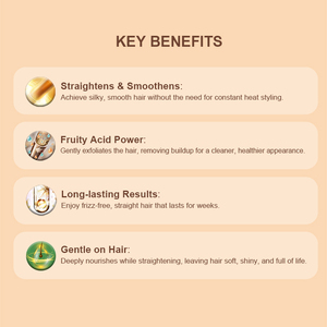 Salone professionale 500ml * 2 proteine collagene trattamento per capelli crema frutta odore capelli ribelli riparazione capelli crema lisciante - Product Image 5