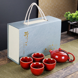 <span class=keywords><strong>Set</strong></span> da Tè e Caffè in Ceramica con Infusore, Design Moderno e Semplice, Portatile, per Ufficio, Confezione Regalo - Product Image 4